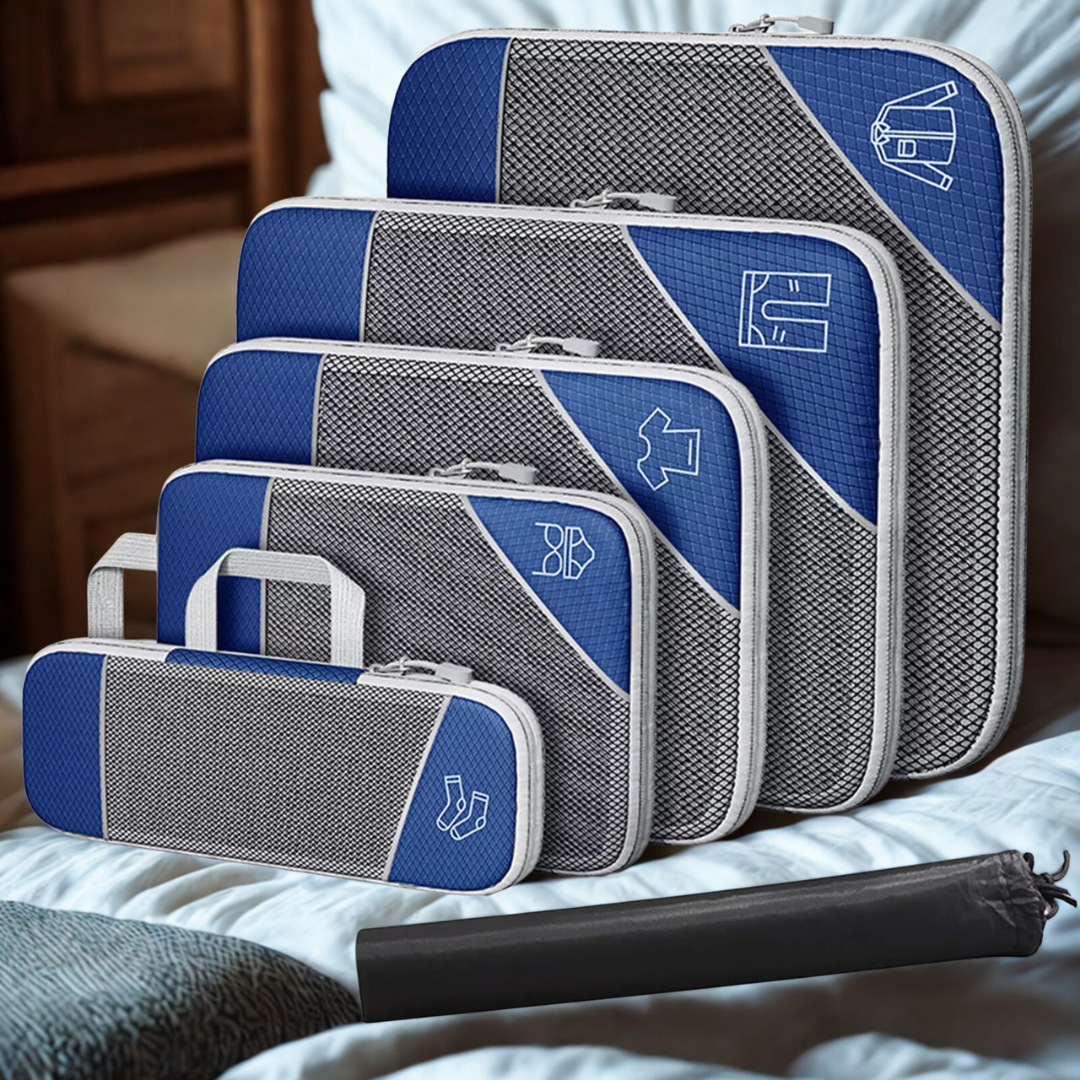 Traveluxe™ 6PCS Compression Packing Cubes
