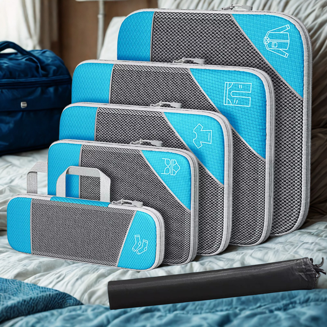 Traveluxe™ 6PCS Compression Packing Cubes