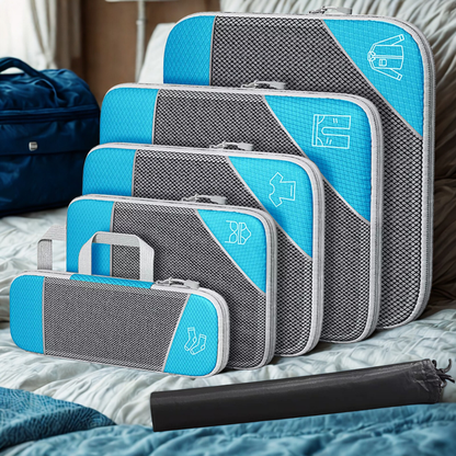 Traveluxe™ 6PCS Compression Packing Cubes