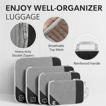 Traveluxe™ 6PCS Compression Packing Cubes