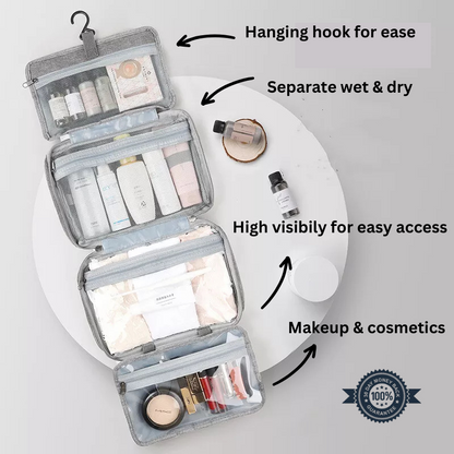 Traveluxe™ Premium Travel Toiletry Bag