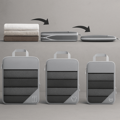 Traveluxe™ 6PCS Compression Packing Cubes