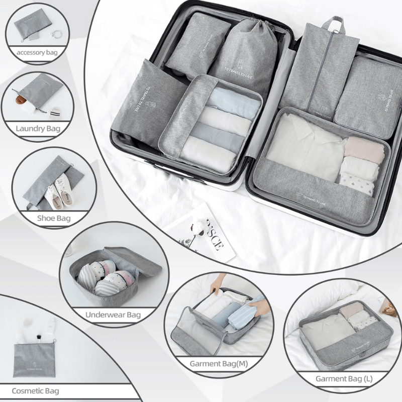 Traveluxe™ 7PCS Packing Cubes